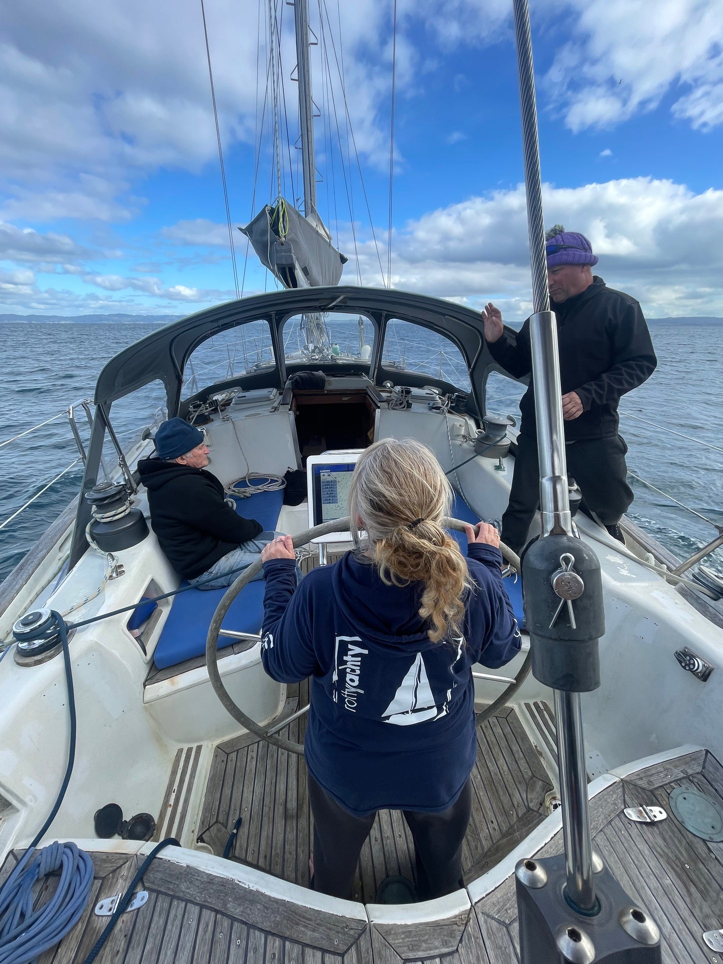 "Sailing Mono" Hoodie Long Sleeved Tee