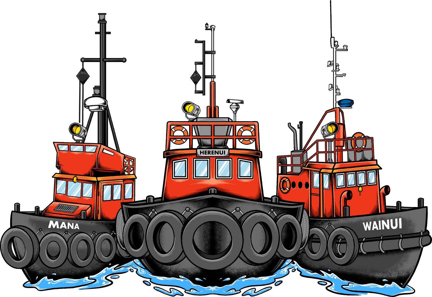 Kaipara Towboats - Mens tee