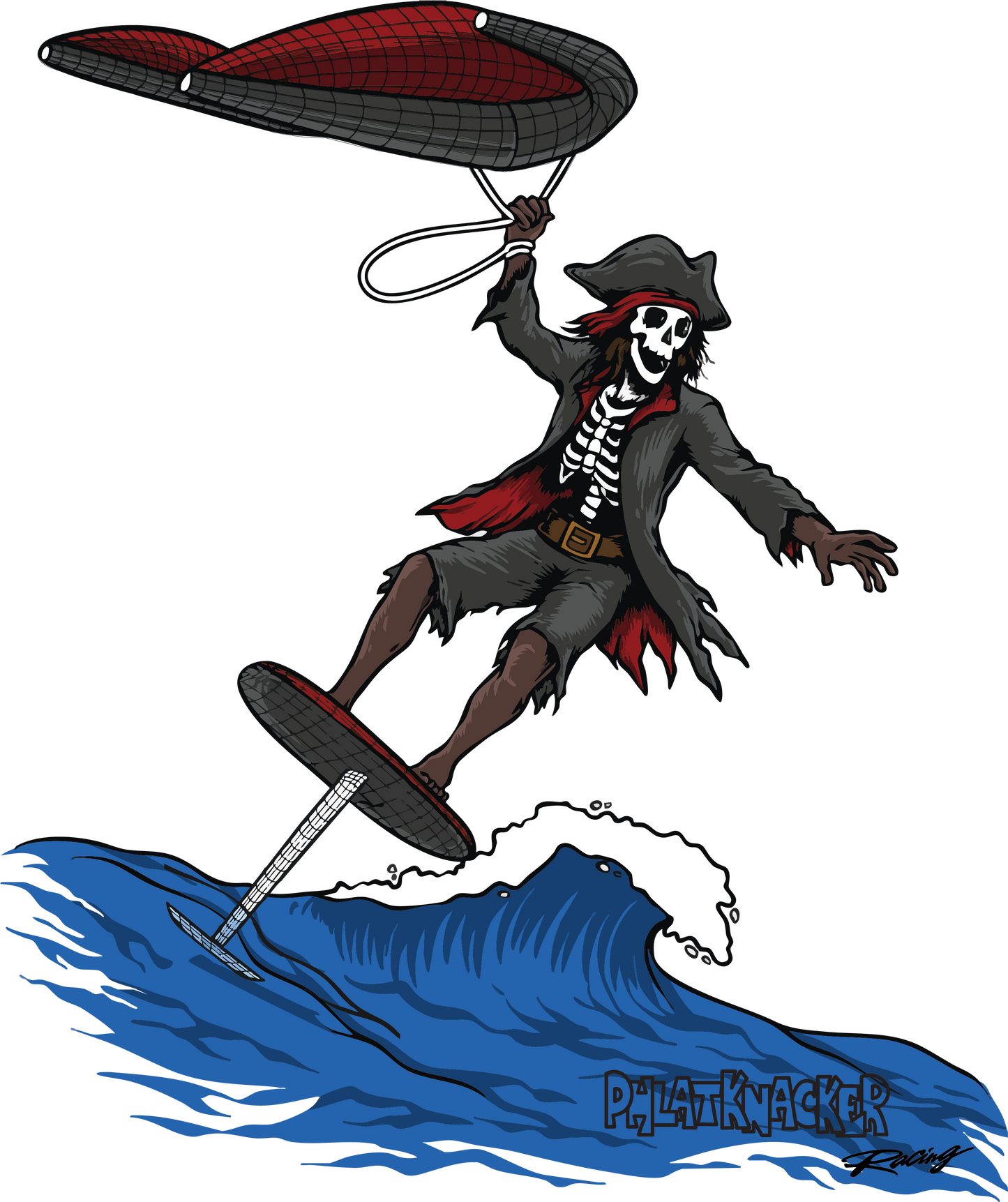 Wing Foiling - Ladies cut tee