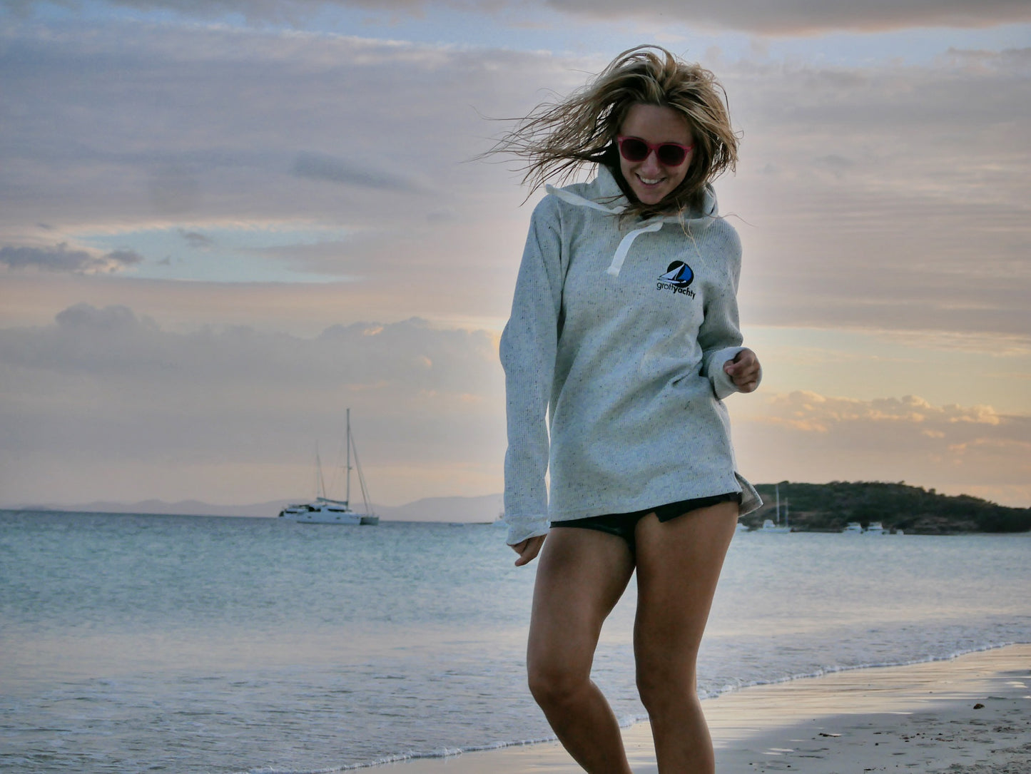 Waffel Hoodie - Grotty Yachty Embroidered