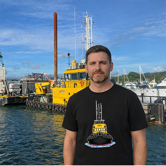 Pacific Way - Heron Construction Co. Ltd. - Mens tee