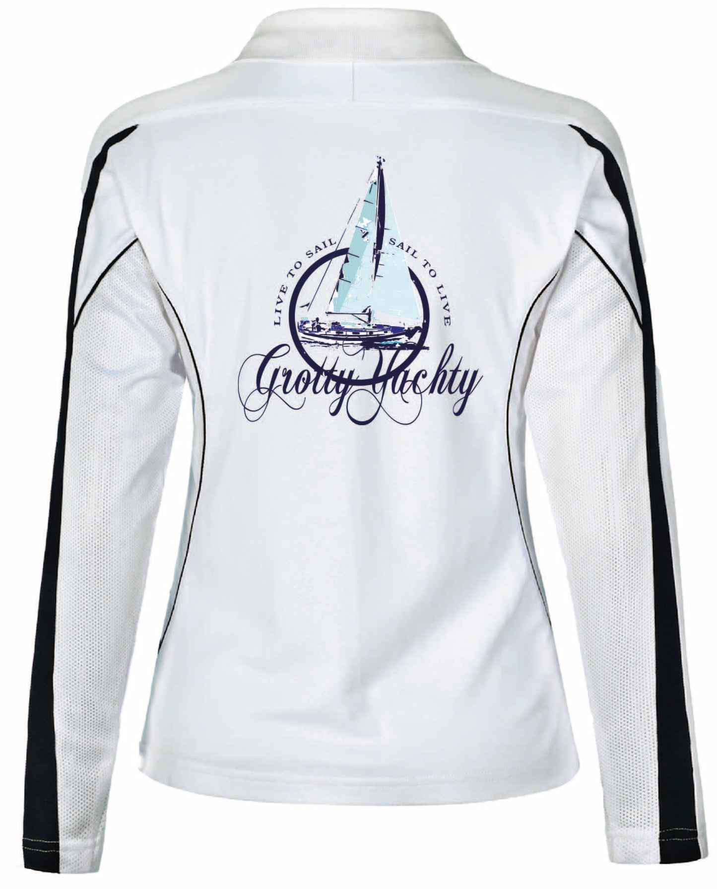 "Live to Sail - Sail to Live" - Ladies Long sleeve SunSmart