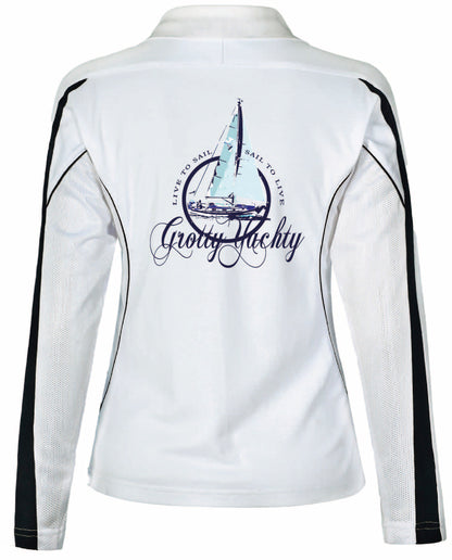 "Live to Sail - Sail to Live" - Ladies Long sleeve SunSmart