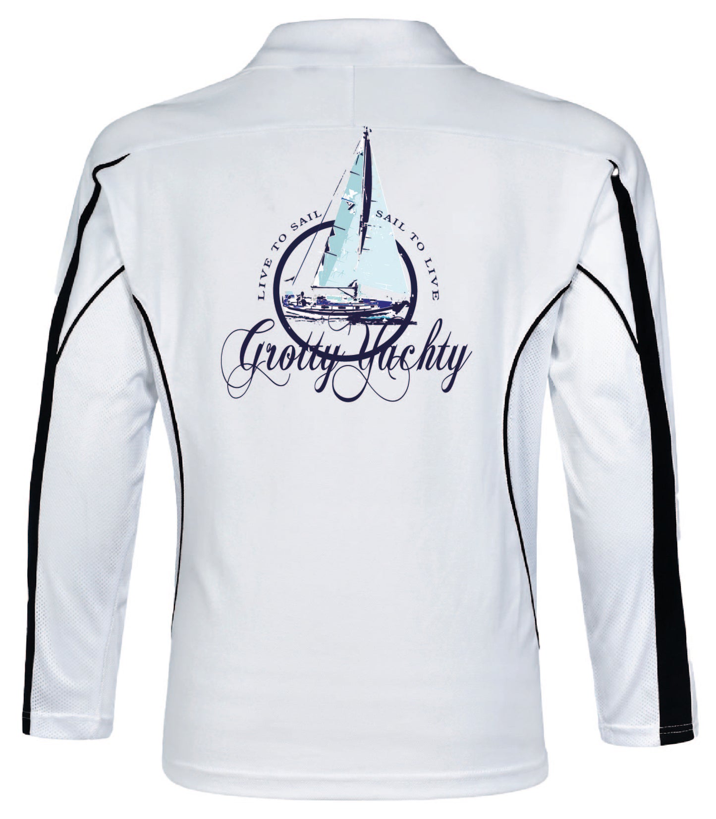 "Live to Sail - Sail to Live" - Long sleeve Sunsmart