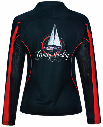 "Live to Sail - Sail to Live" - Ladies Long sleeve SunSmart