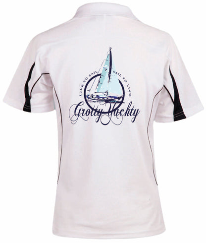 "Live to Sail - Sail to Live" - Ladies Short sleeve SunSmart