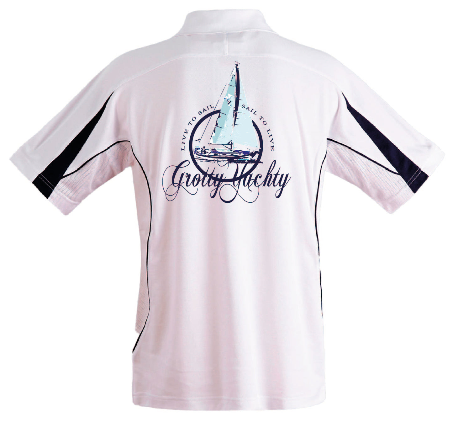 "Live to Sail - Sail to Live" - Short sleeve SunSmart
