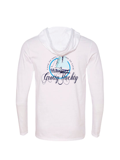 "Live to Sail - Sail to Live" Hoodie Long Sleeved Tee