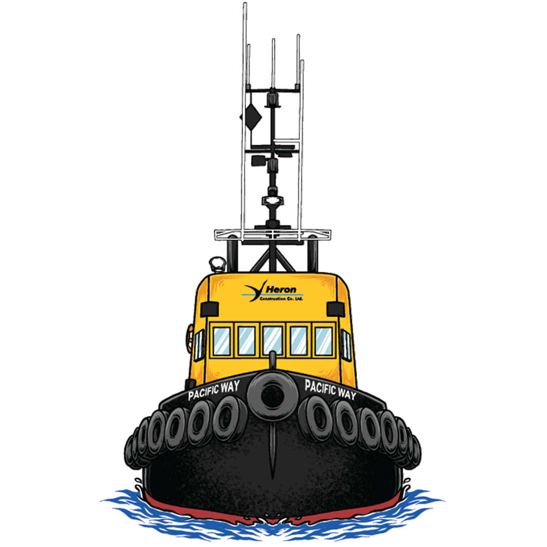 Pacific Way - Heron Construction Co. Ltd. - Mens tee