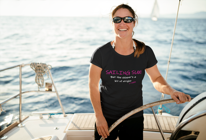 Sailing Sux, but the Skipper is a bit of alright - Ribbed Tee