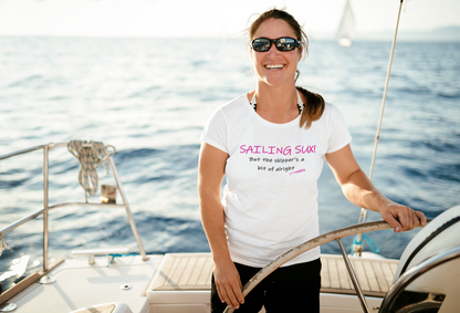Sailing Sux, but the Skipper is a bit of alright - Ribbed Tee