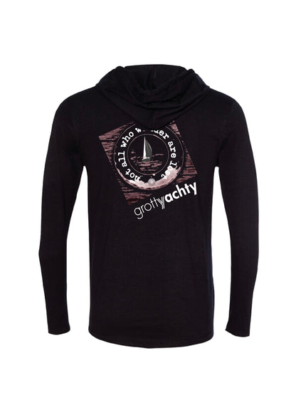 "Not all who wander are lost" Hoodie Long Sleeved Tee