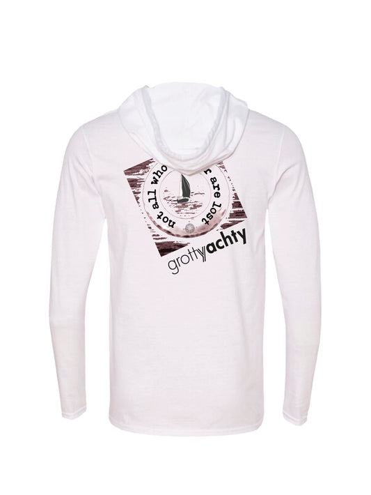 "Not all who wander are lost" Hoodie Long Sleeved Tee