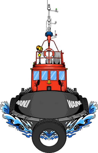 Wainui Tug - Mens tee