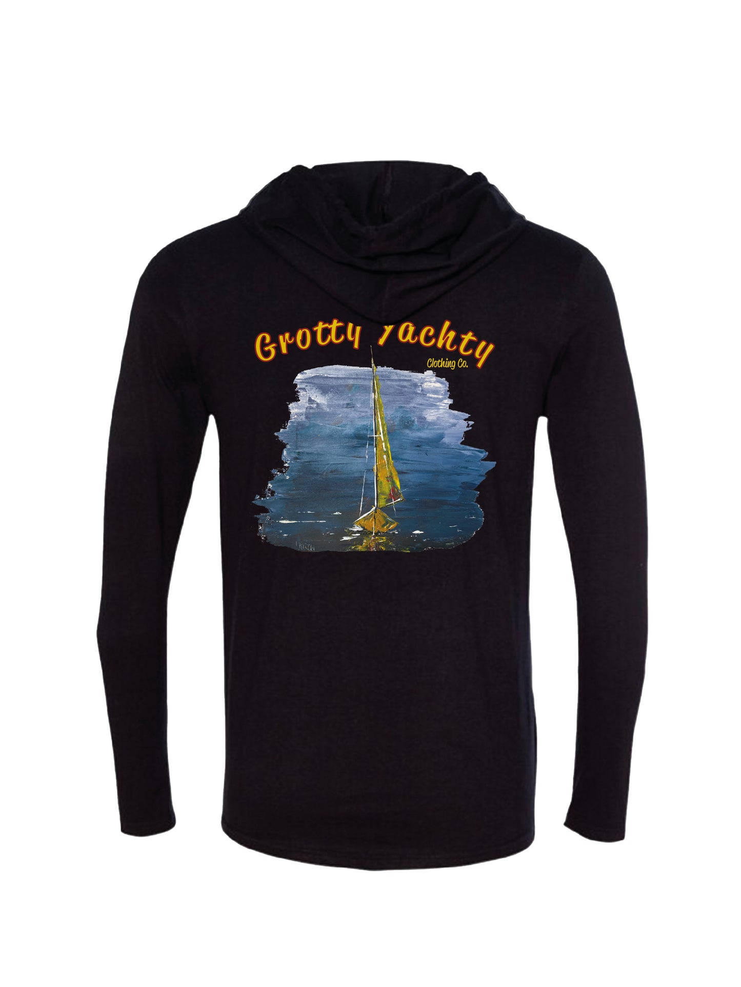 "Yellow Yacht" Hoodie Long Sleeved Tee