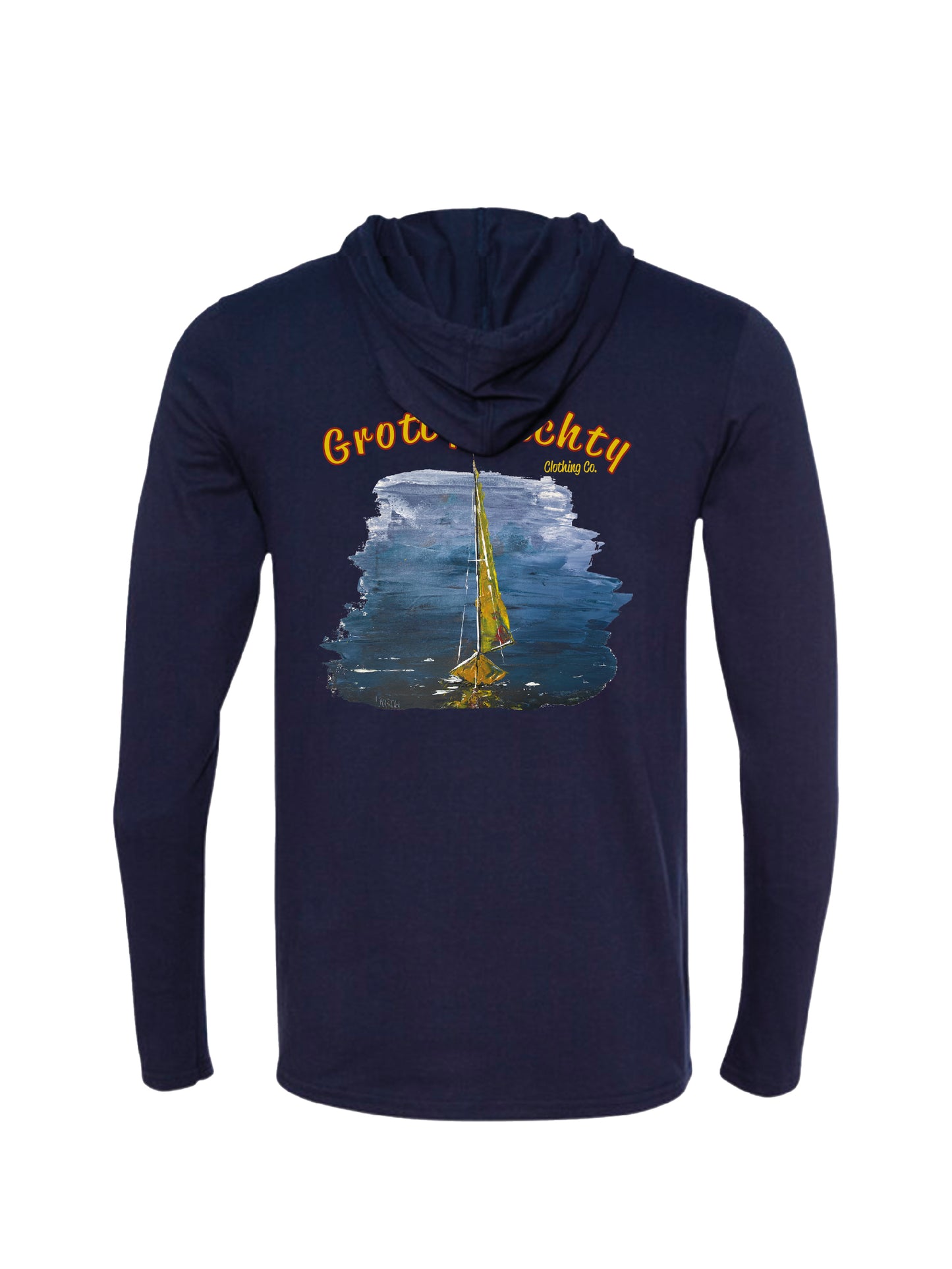 "Yellow Yacht" Hoodie Long Sleeved Tee