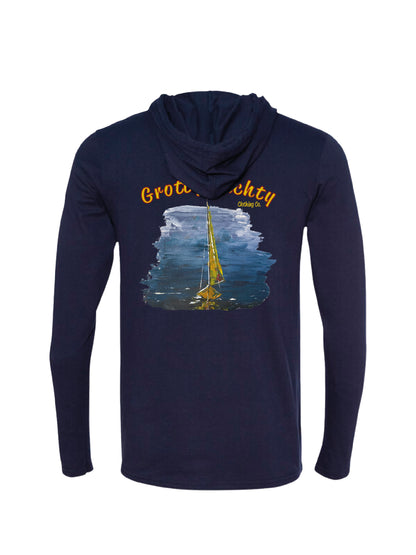 "Yellow Yacht" Hoodie Long Sleeved Tee