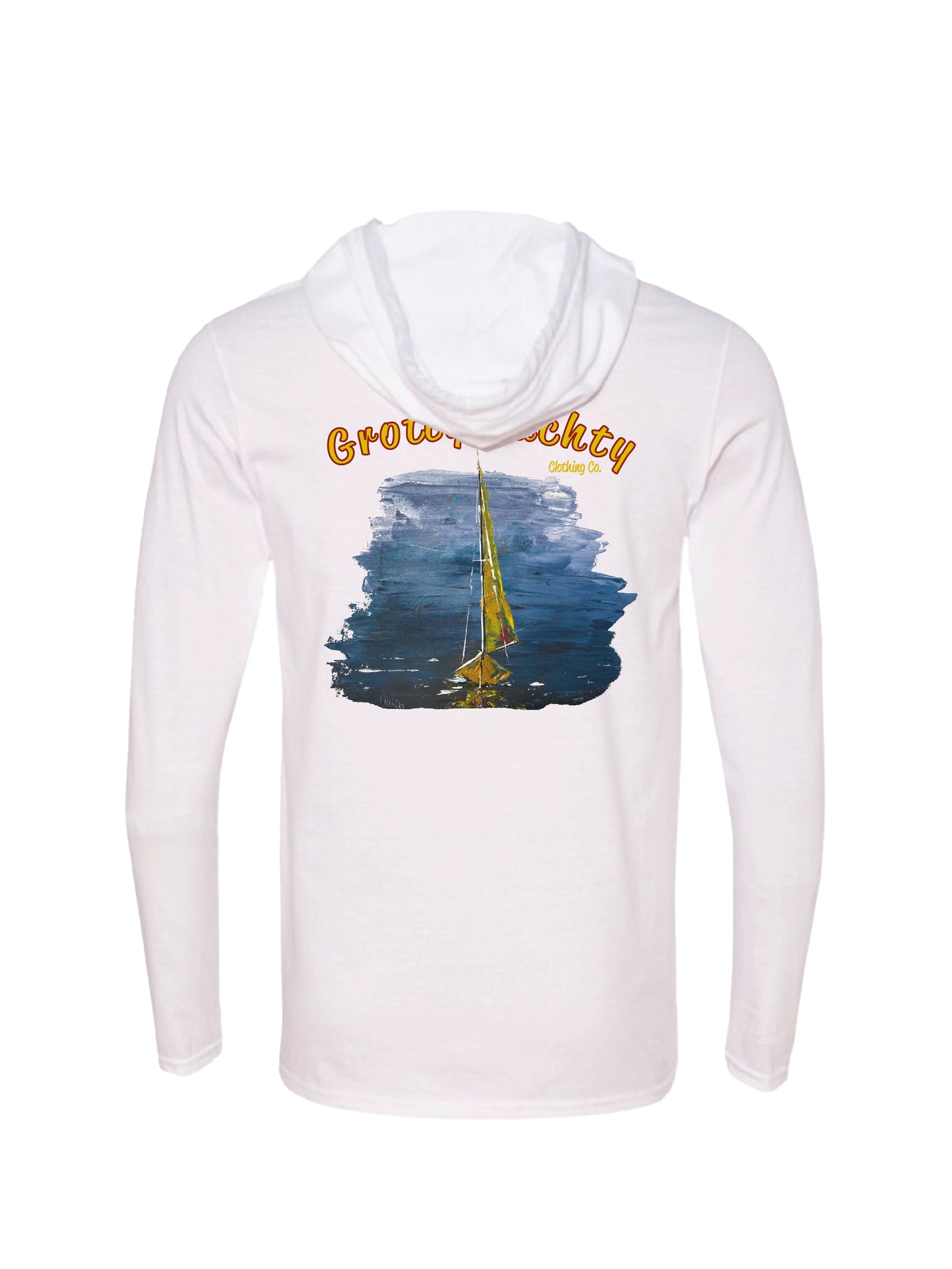 "Yellow Yacht" Hoodie Long Sleeved Tee